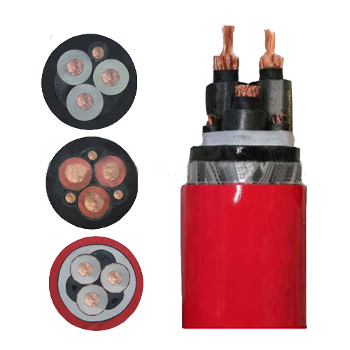 high voltage rubber screened flexible cable for railway shield